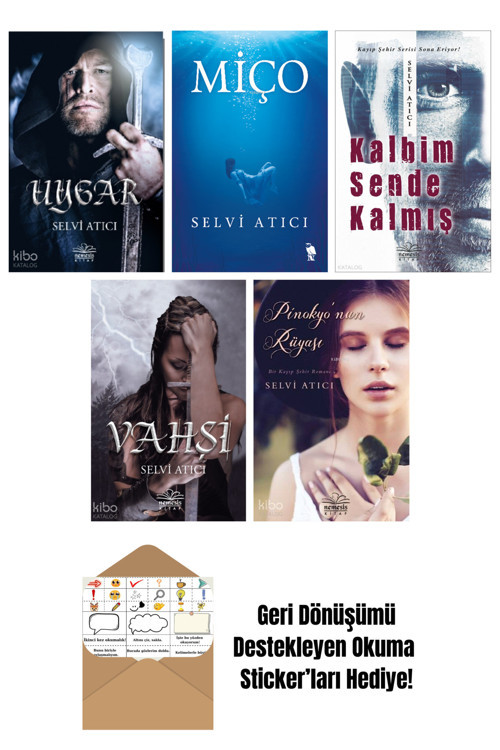 Epsilon Yayınevi Selvi Atıcı 5 Kitap Seti + Okuma Sticker'Ları