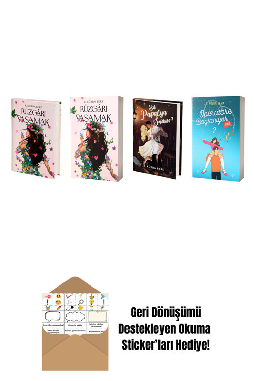 Artemis Yayınları K. Kübra Berk 4 Kitap Set + Okuma Sticker'Ları