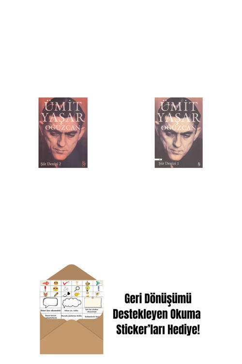 Everest Yayınları Şiir Denizi 2 + Şiir Denizi 1 + Okuma Sticker'Ları