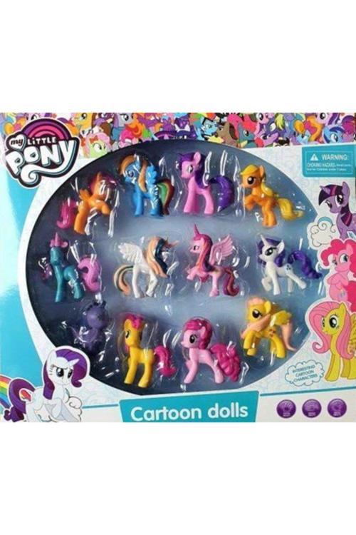 My Lıttle Pony Oyuncak 12 Li Set Figür Oyuncak Pony Ler 12Li