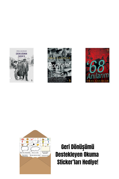 Everest Yayınları Çocukluğumun Tarsus'U + Portreler + 68 Anılarım + Okuma Sticker'Ları