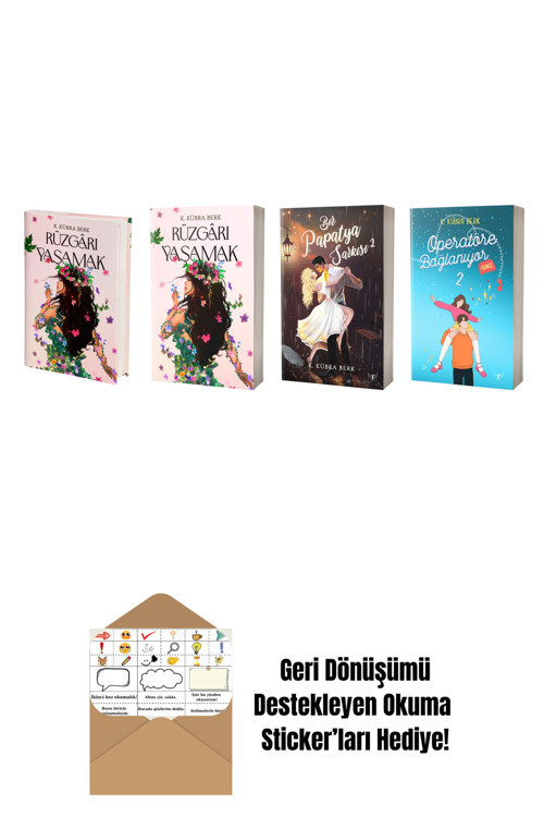 Artemis Yayınları K. Kübra Berk 4 Kitap Set + Okuma Sticker'Ları