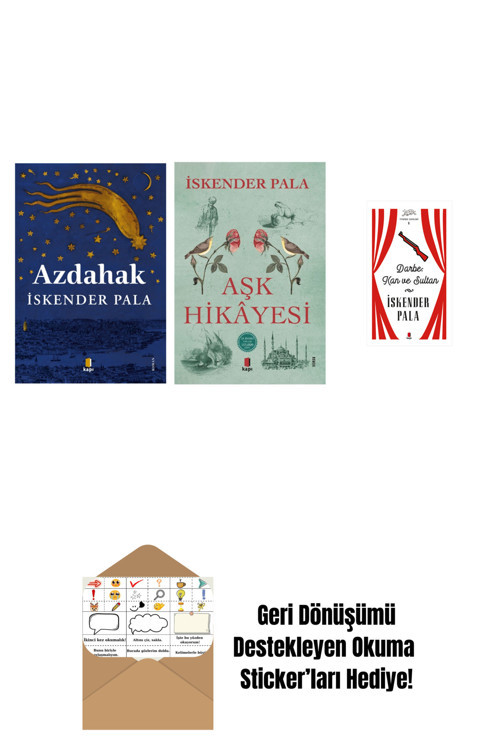 Alfa Yayıncılık Azdahak + Aşk Hikâyesi + Darbe: Kan Ve Sultan (Ciltli) + Okuma Sticker'Ları