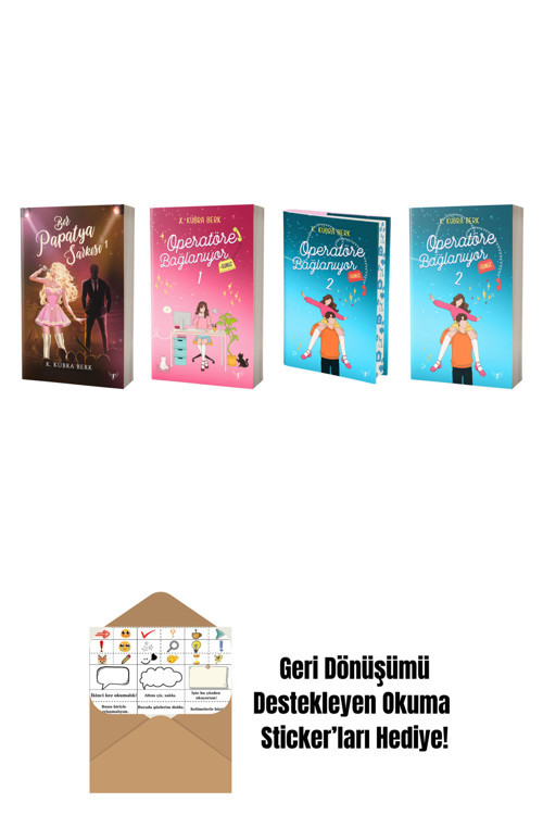 Artemis Yayınları K. Kübra Berk 4 Kitap Set + Okuma Sticker'Ları
