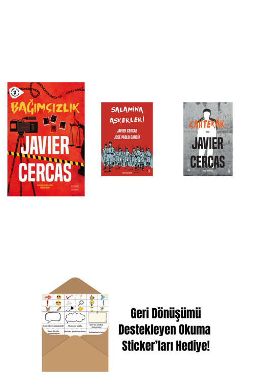 Everest Yayınları Bağımsızlık + Salamina Askerleri (Çizgi Roman) + Sahtekâr + Okuma Sticker'Ları