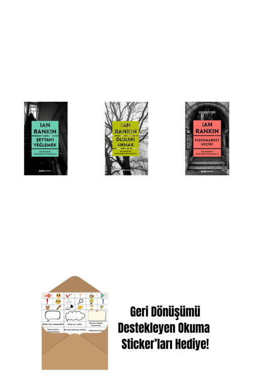 Alfa Yayıncılık Şeytanı Yeğlemek + Ölüleri Anmak + Fleshmarket Geçidi + Okuma Sticker'Ları