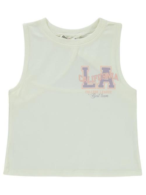 California Baskılı 6-9 Yaş Tişört - Ekru9-10 Yaş