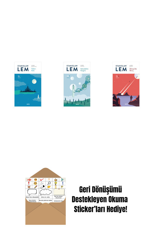 Alfa Yayıncılık Yukarı Kale (Sl11) + Gelecekbilim Kongresi (Sl7) + Dünya’Da Barış (Sl8) + Okuma Sticker'Ları