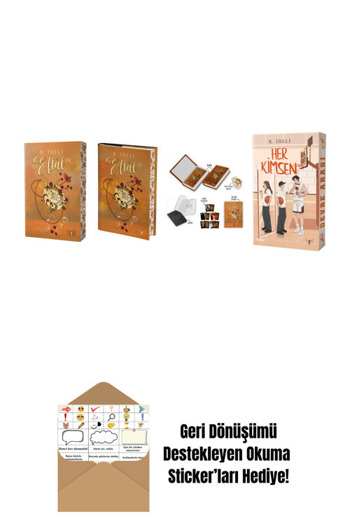 Artemis Yayınları R. İdeli 4 Kitap Set + Okuma Sticker'Ları
