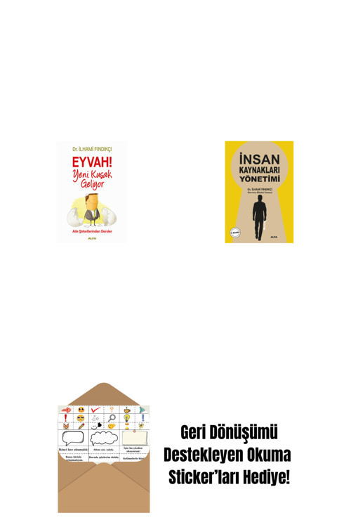 Alfa Yayıncılık Eyvah! Yeni Kuşak Geliyor + İnsan Kaynakları Yönetimi + Okuma Sticker'Ları