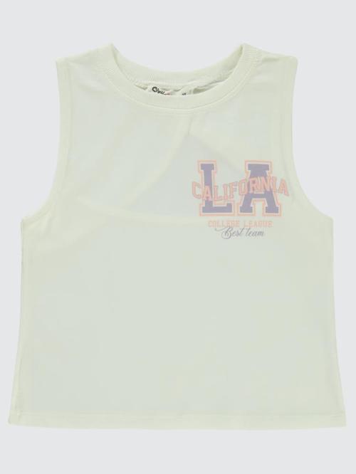 California Baskılı 10-13 Yaş Tişört - Ekru13-14 Yaş