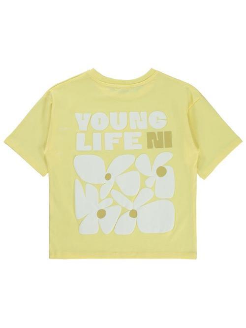 Young Life Baskılı 10-13 Yaş Tişört - Sarı10-11 Yaş