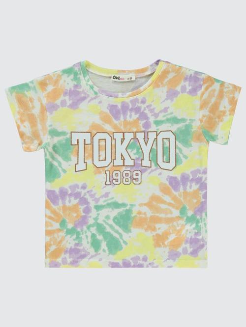 Civil Grils Tokyo Baskılı 2-5 Yaş Tişört - Lila2-3 Yaş