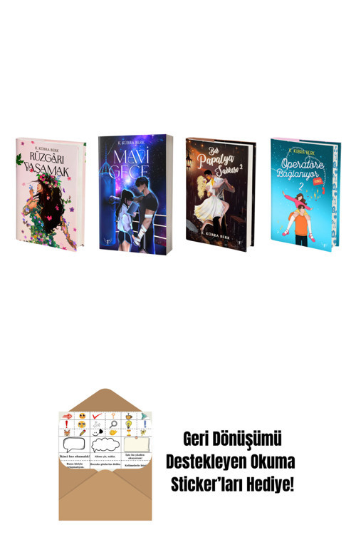 Artemis Yayınları K. Kübra Berk 4 Kitap Set + Okuma Sticker'Ları