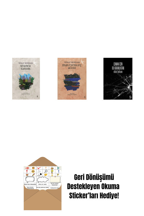 Alfa Yayıncılık Utanca Tanım + Maviyengeç Ağıdı + Çıkmak İçin Bu Karanlıktan + Okuma Sticker'Ları
