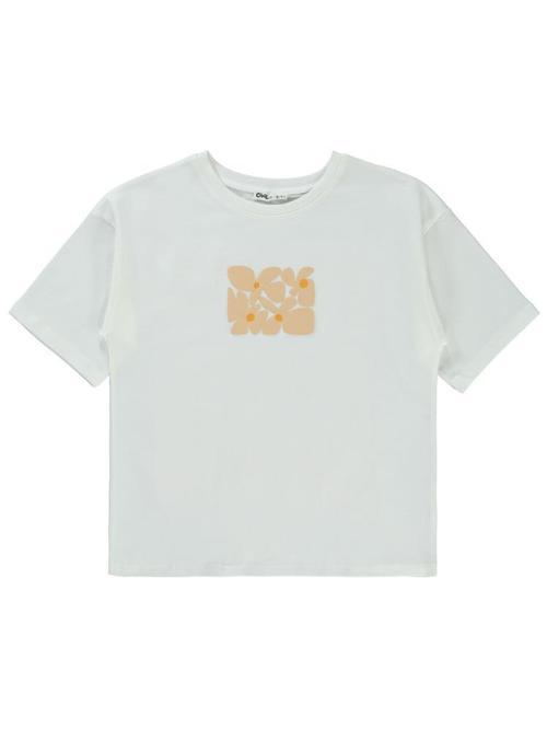 Young Life Baskılı 10-13 Yaş Tişört - Ekru13-14 Yaş