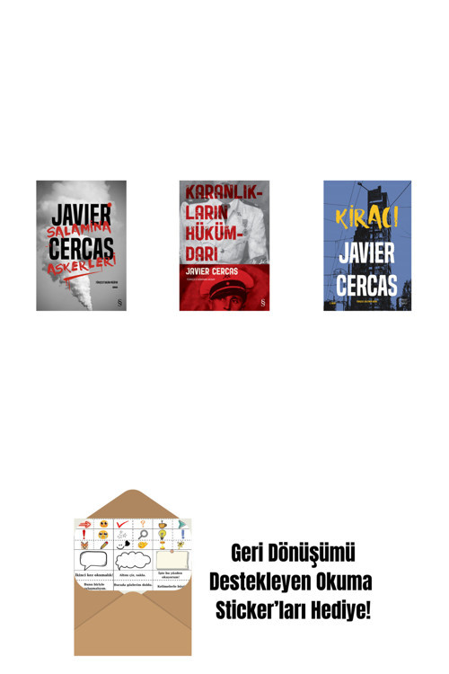 Everest Yayınları Salamina Askerleri (Ciltli) + Karanlıkların Hükümdarı + Kiracı + Okuma Sticker'Ları