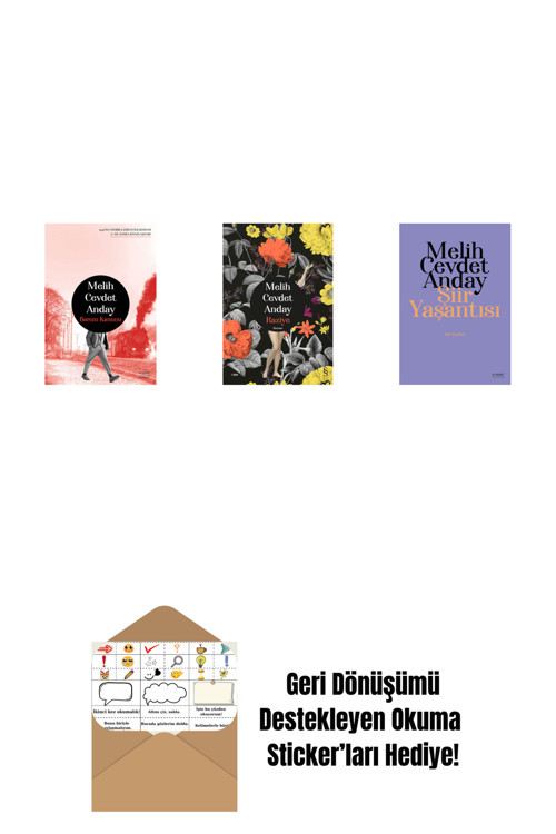 Everest Yayınları Barem Kanunu + Raziye (Ciltli) + Şiir Yaşantısı - Şiir Yazıları + Okuma Sticker'Ları