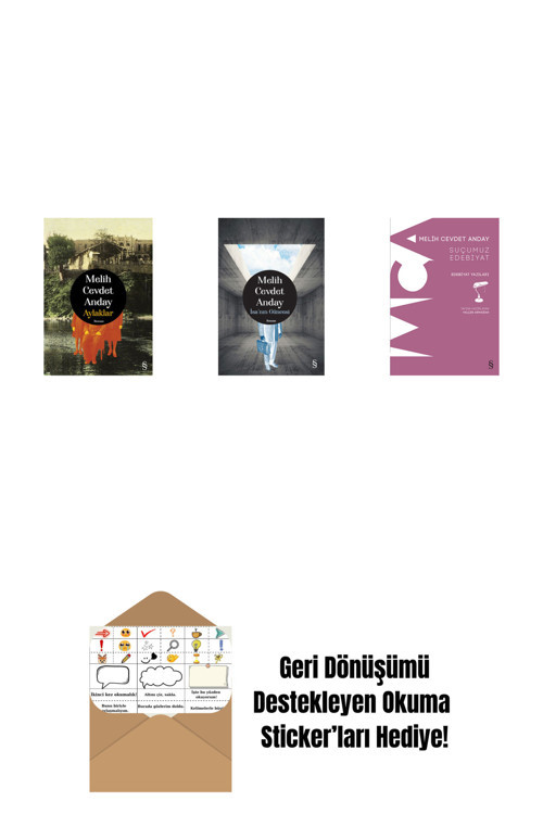 Everest Yayınları Aylaklar (Ciltli) + İsa’Nın Güncesi (Ciltli) + Suçumuz Edebiyat + Okuma Sticker'Ları