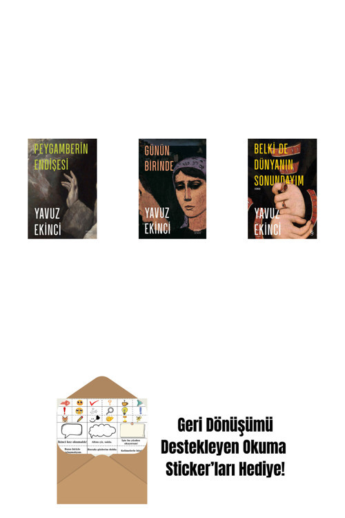 Everest Yayınları Peygamberin Endişesi + Günün Birinde + Belki De Dünyanın Sonundayım + Okuma Sticker'Ları