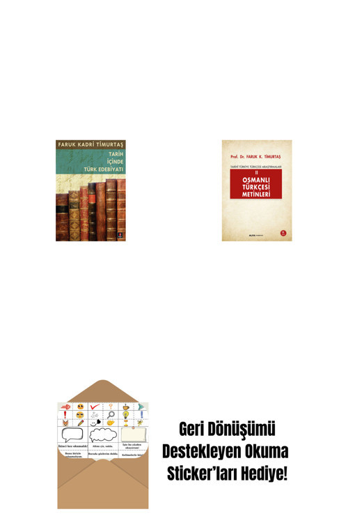Alfa Yayıncılık Tarih İçinde Türk Edebiyatı + Osmanlı Türkçesi Metinleri 2 + Okuma Sticker'Ları