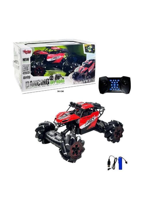 Sem Oyuncak Oyuncak Uzaktan Kumandalı Full Fonksiyon Şarjlı 2.4 Ghz 1:16 Off Road Arazi Arabası Jeep Kırmızı
