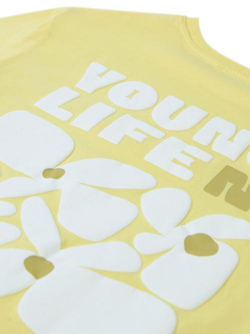 Young Life Baskılı 10-13 Yaş Tişört - Sarı13-14 Yaş