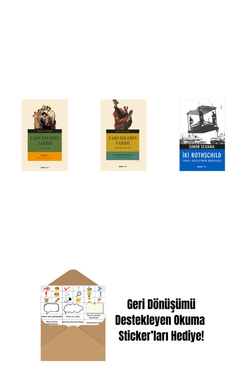 Alfa Yayıncılık Yahudilerin Tarihi - 2 + Yahudilerin Tarihi + İki Rothschild + Okuma Sticker'Ları