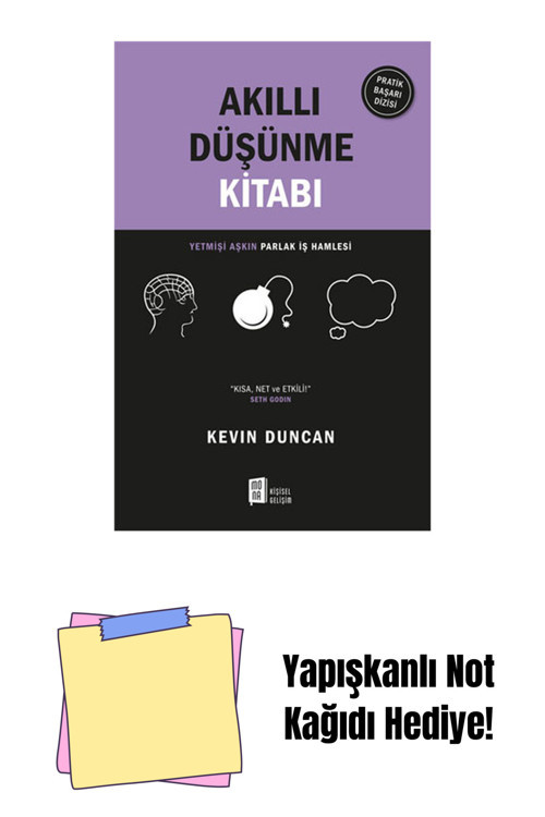 Mona Kitap Akıllı Düşünme Kitabı + Yapışkanlı Not Kağıdı