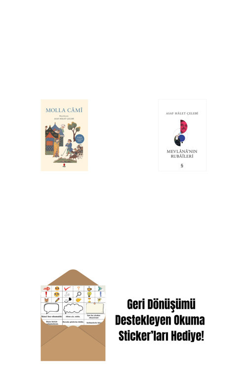 Everest Yayınları Molla Câmî + Mevlana'Nın Rubaileri + Okuma Sticker'Ları
