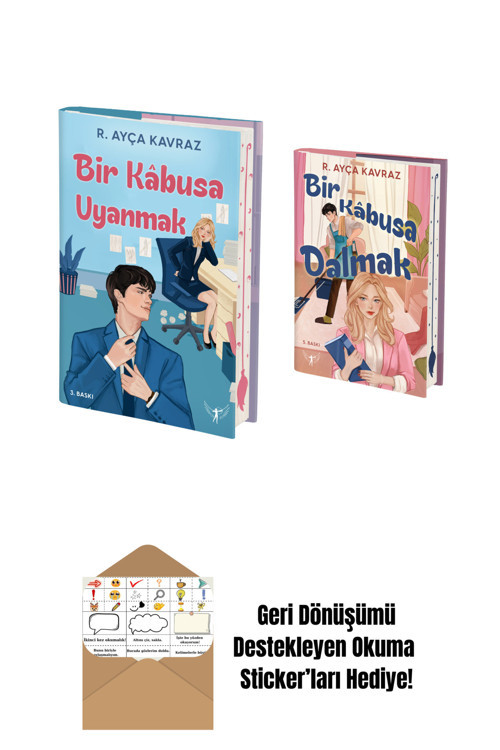 Artemis Yayınları Bir Kâbusa Uyanmak (Ciltli) + Bir Kâbusa Dalmak (Ciltli) + Okuma Sticker'Ları