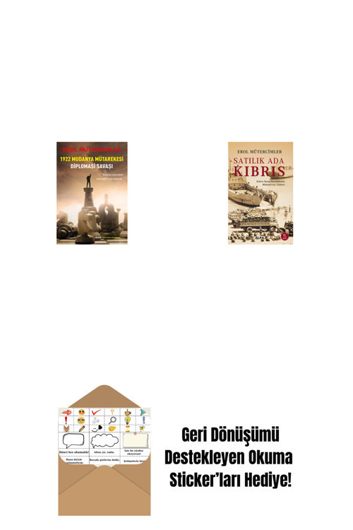 Alfa Yayıncılık 1922 Mudanya Mütarekesi Diplomasi Savaşı + Satılık Ada Kıbrıs + Okuma Sticker'Ları