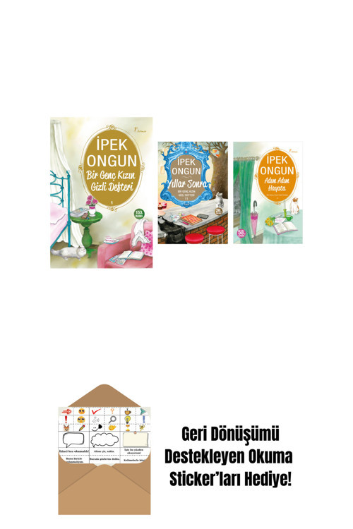 Artemis Yayınları İpek Ongun 3 Kitap Set + Okuma Sticker'Ları