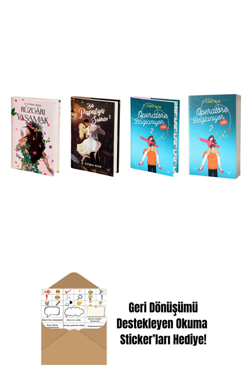 Artemis Yayınları K. Kübra Berk 4 Kitap Set + Okuma Sticker'Ları