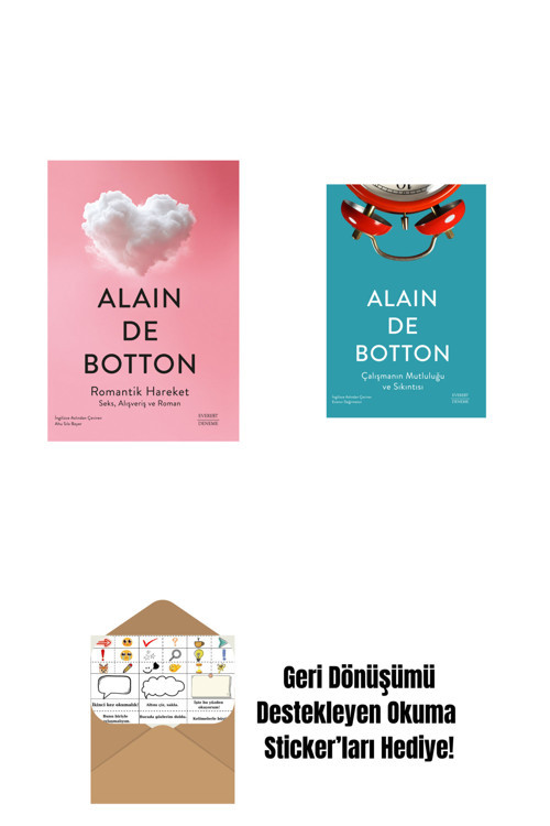 Everest Yayınları Romantik Hareket + Çalışmanın Mutluluğu Ve Sıkıntısı + Okuma Sticker'Ları