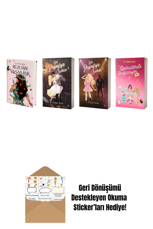 Artemis Yayınları K. Kübra Berk 4 Kitap Set + Okuma Sticker'Ları