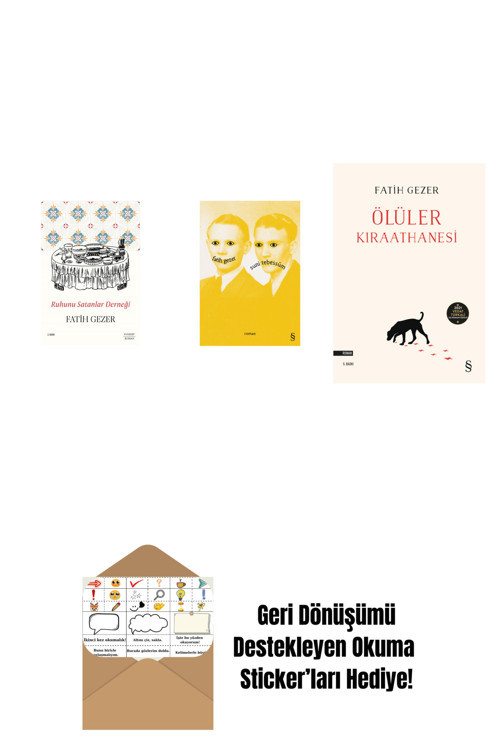 Alfa Yayıncılık Ruhunu Satanlar Derneği + Suni Tebessüm + Ölüler Kıraathanesi + Okuma Sticker'Ları