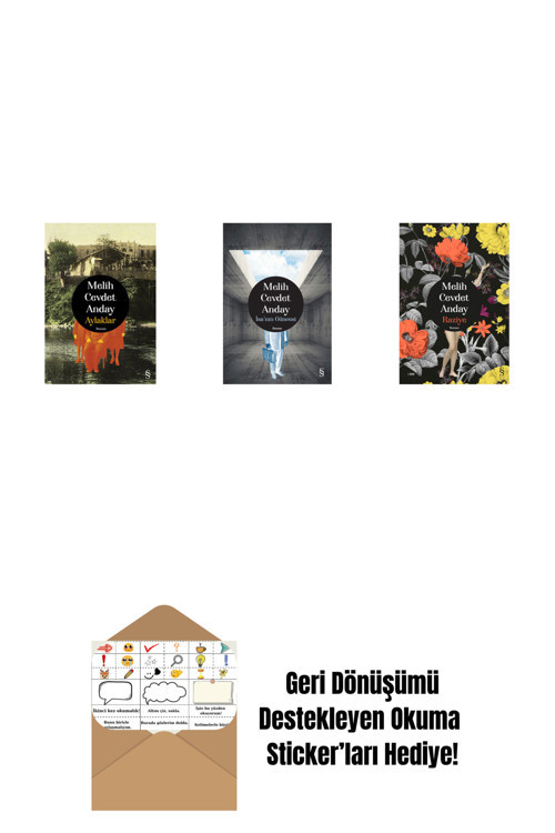 Everest Yayınları Aylaklar (Ciltli) + İsa’Nın Güncesi (Ciltli) + Raziye (Ciltli) + Okuma Sticker'Ları