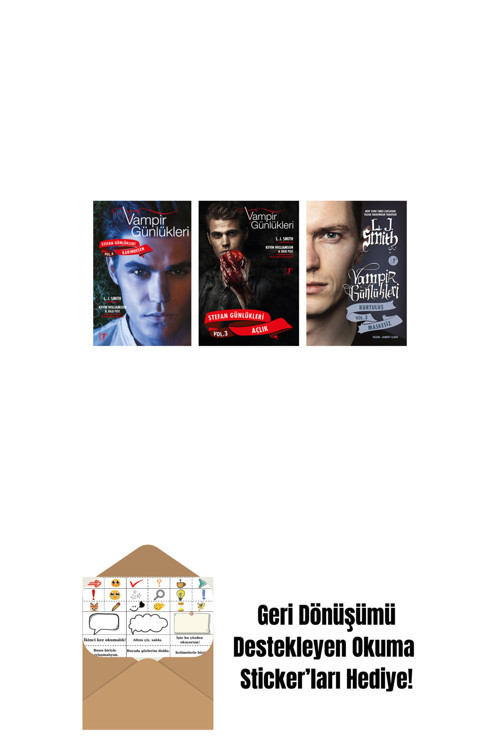Artemis Yayınları L. J. Smith 3 Kitap Set + Okuma Sticker'Ları