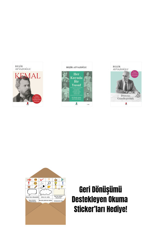 Everest Yayınları Kemal + Her Kuyuda Bir Yusuf + Dünyayı Güzelleştirmek + Okuma Sticker'Ları