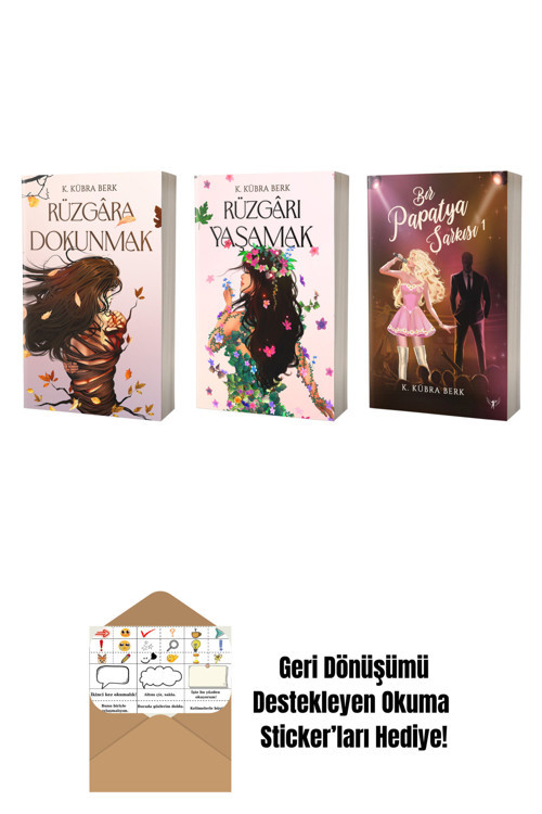 Artemis Yayınları K. Kübra Berk 3 Kitap Set + Okuma Sticker'Ları