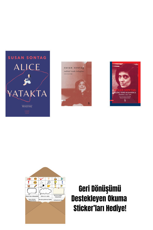 Everest Yayınları Alice Yatakta + Radikal İrade Üslupları + Bilinç Tene Kuşanınca + Okuma Sticker'Ları