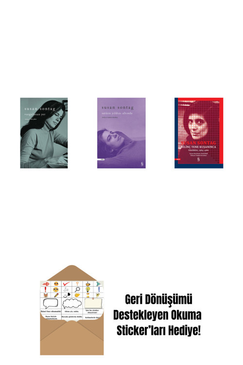 Everest Yayınları Vurgulanan Yer + Satürn Yıldızı Altında + Bilinç Tene Kuşanınca + Okuma Sticker'Ları