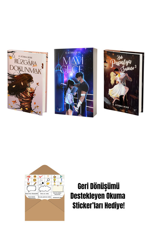 Artemis Yayınları K. Kübra Berk 3 Kitap Set + Okuma Sticker'Ları