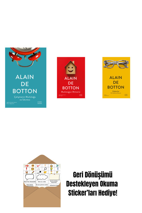 Everest Yayınları Çalışmanın Mutluluğu Ve Sıkıntısı + Mutluluğun Mimarisi + Haberler + Okuma Sticker'Ları