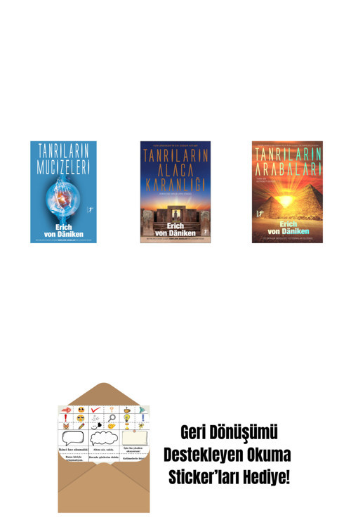 Artemis Yayınları Erich Von Daniken 3 Kitap Set + Okuma Sticker'Ları