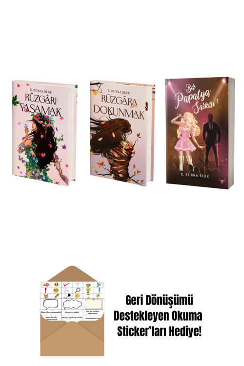 Artemis Yayınları K. Kübra Berk 3 Kitap Set + Okuma Sticker'Ları