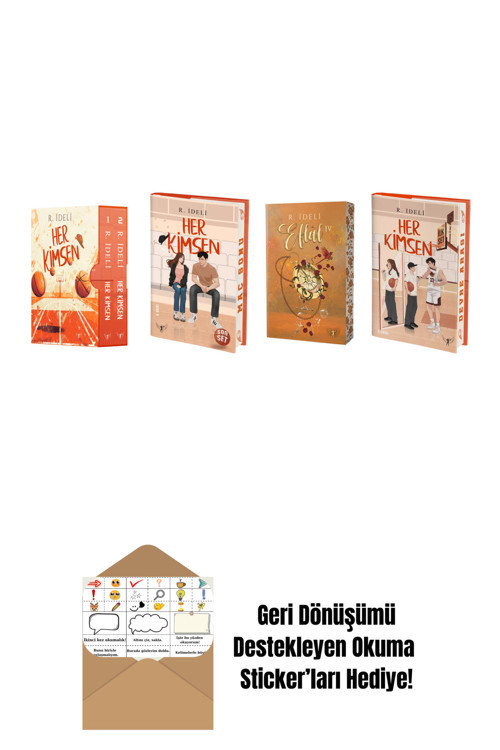 Artemis Yayınları R. İdeli 4 Kitap Set + Okuma Sticker'Ları