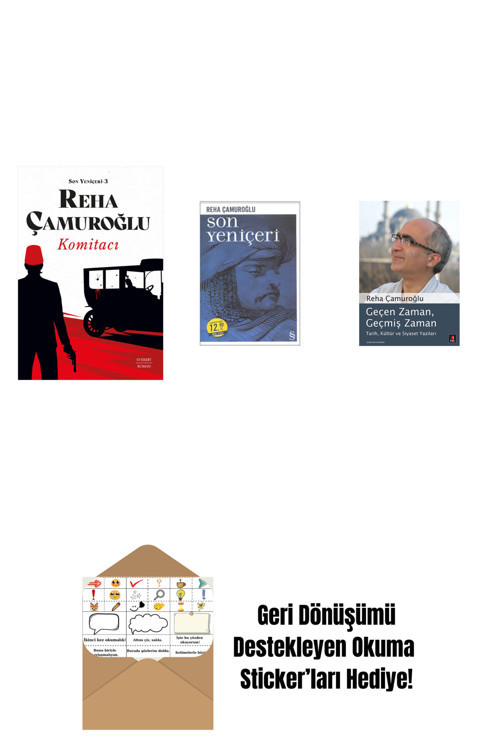 Everest Yayınları Komitacı + Son Yeniçeri (Midi Boy) + Geçen Zaman, Geçmiş Zaman + Okuma Sticker'Ları
