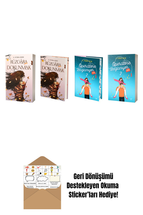 Artemis Yayınları K. Kübra Berk 4 Kitap Set + Okuma Sticker'Ları